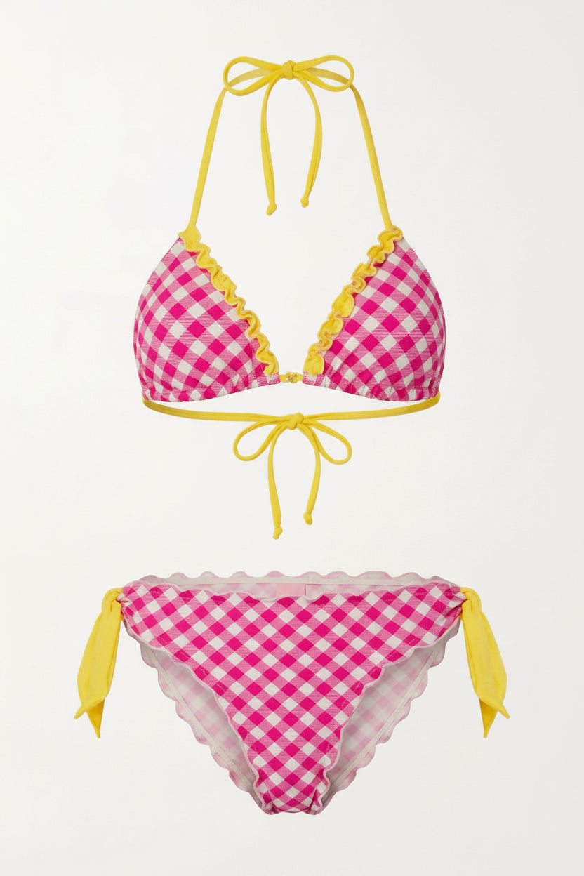 BAVARIAN PINK - Triangle Top & Sport Bottom