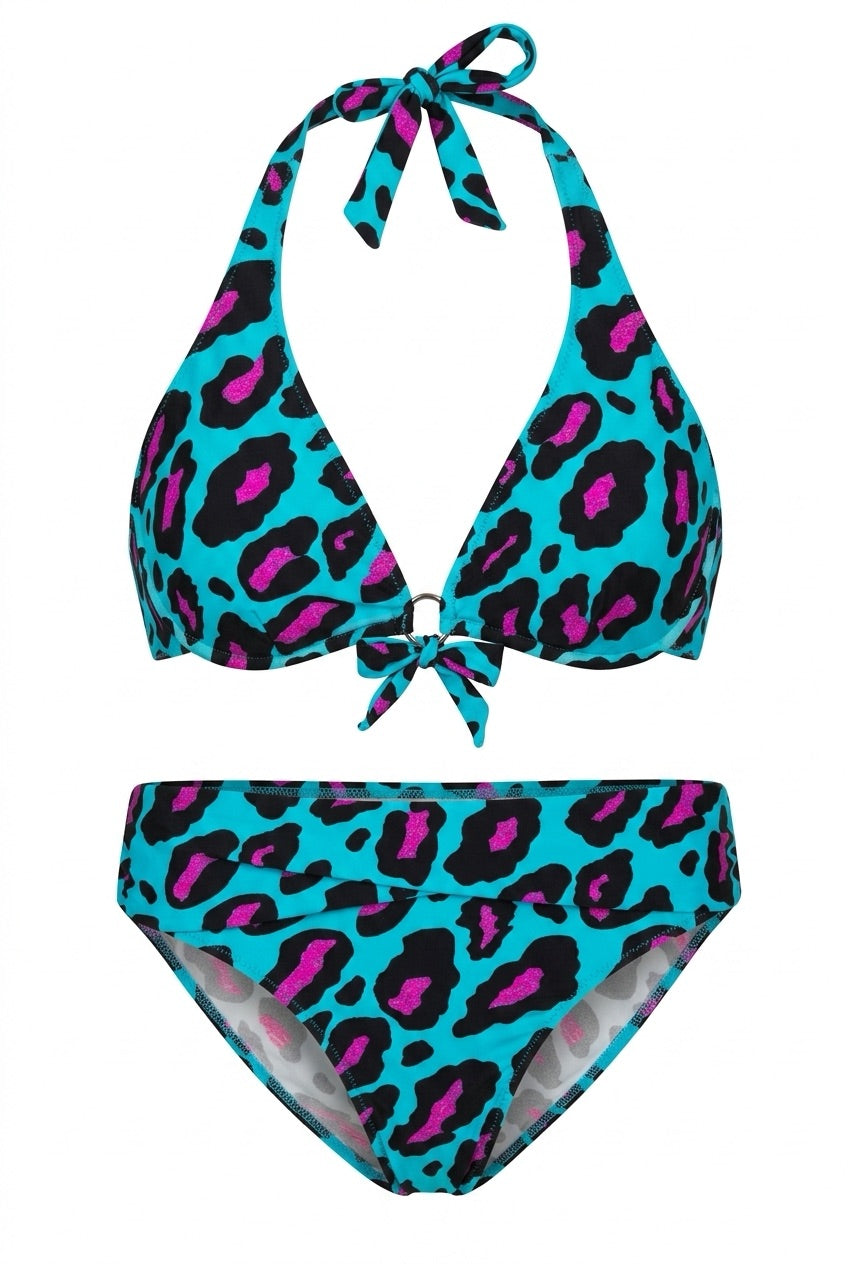 ELECTRIC JUNGLE - Neckholder Wire Top & Basic Bottom
