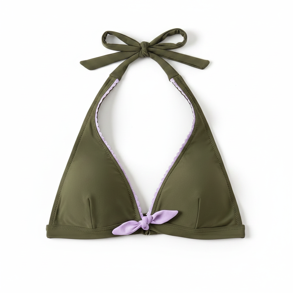 KAKI LILAC - Neckholder Top