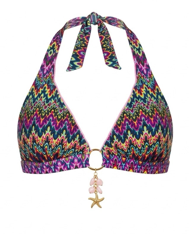 SANTORINI BLOOM - Neckholder Top