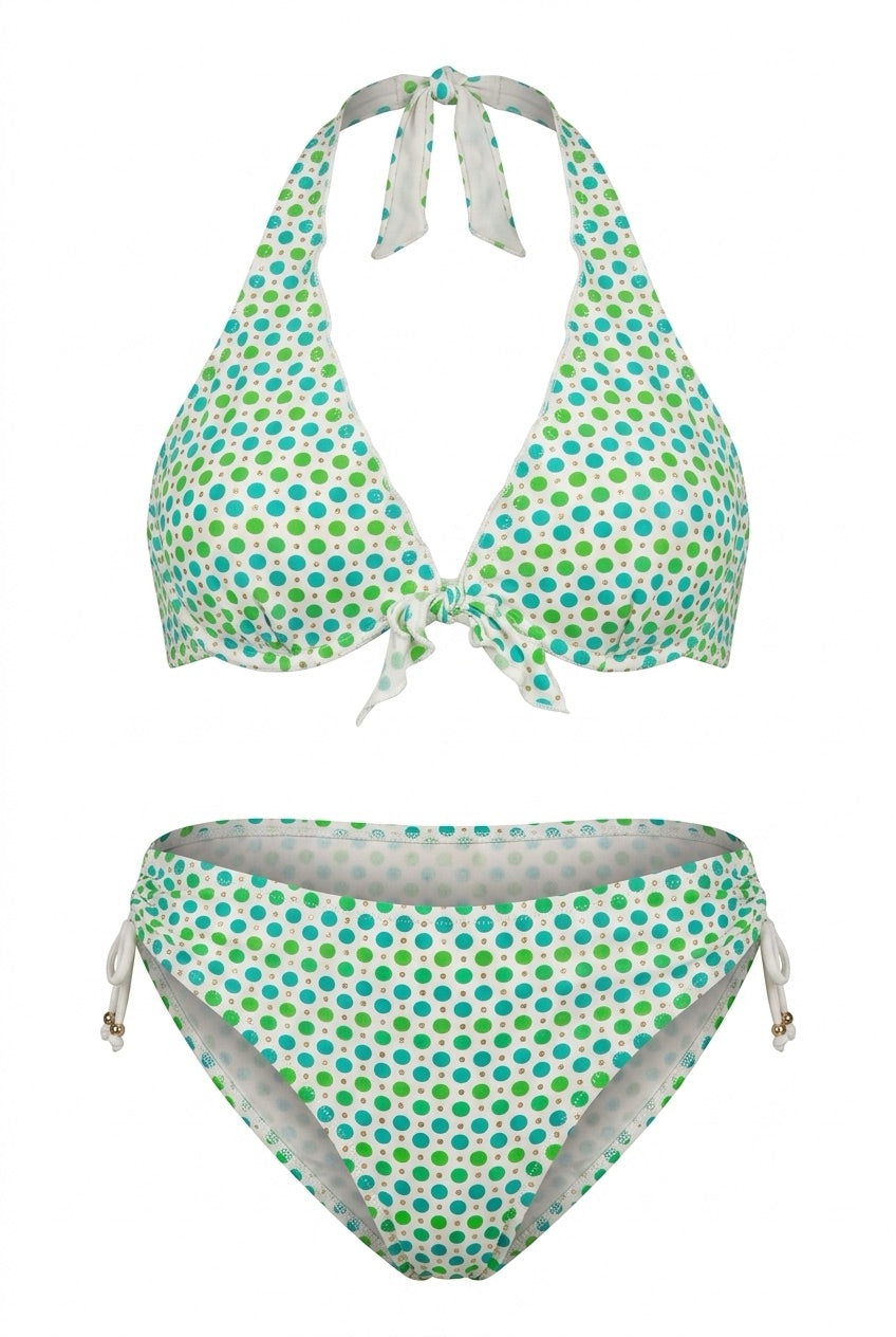 MINTY BLOOM - Neckholder Wire Top & Basic Bottom