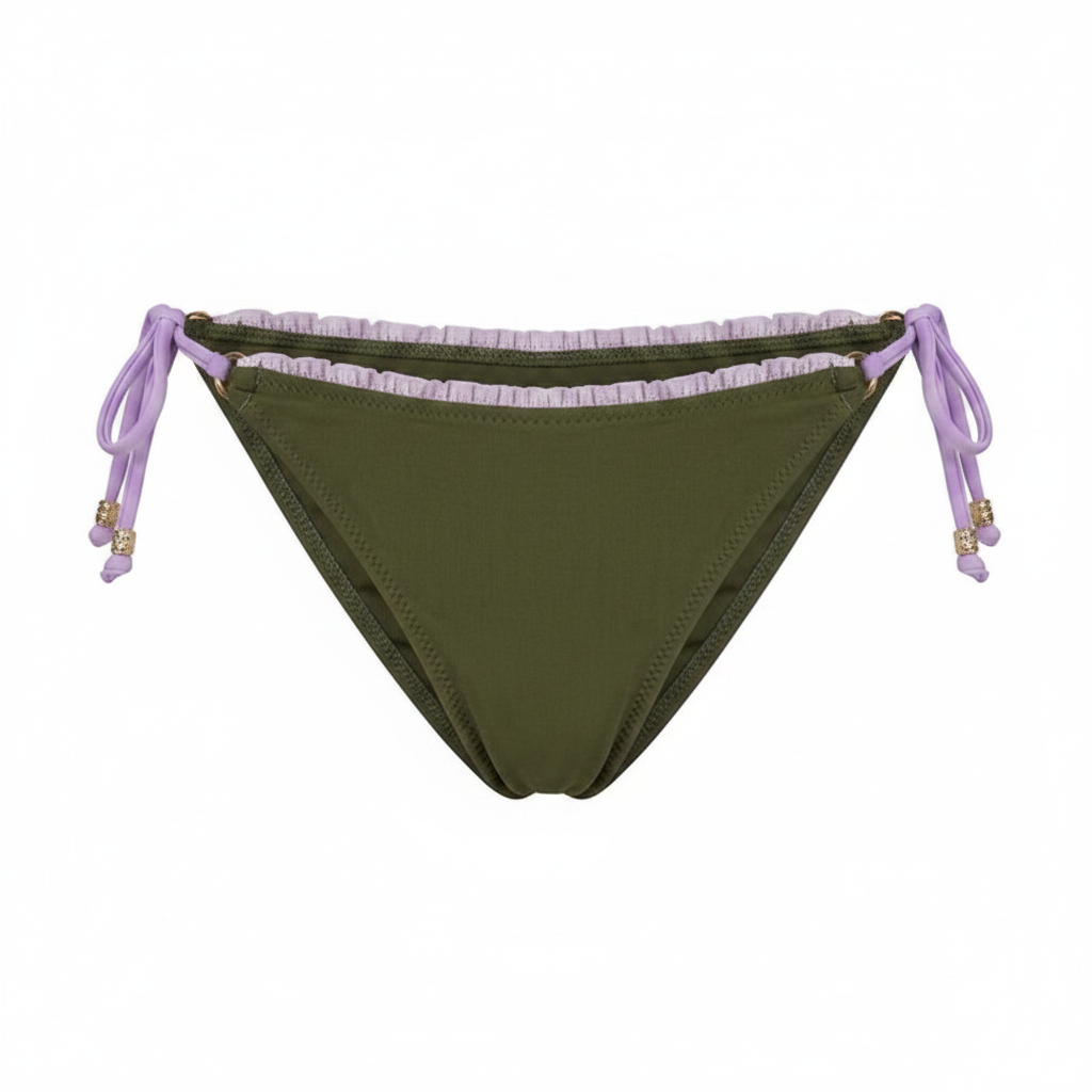 KAKI LILAC - Tie Bottom