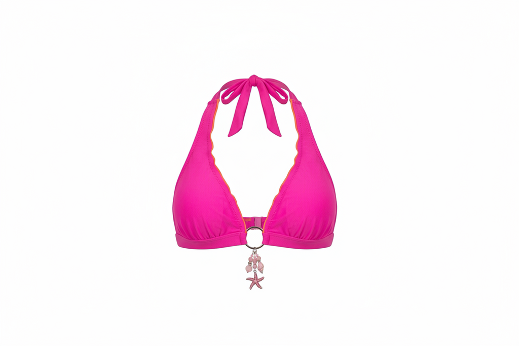 SUNSET FLAMINGO - Neckholder Top