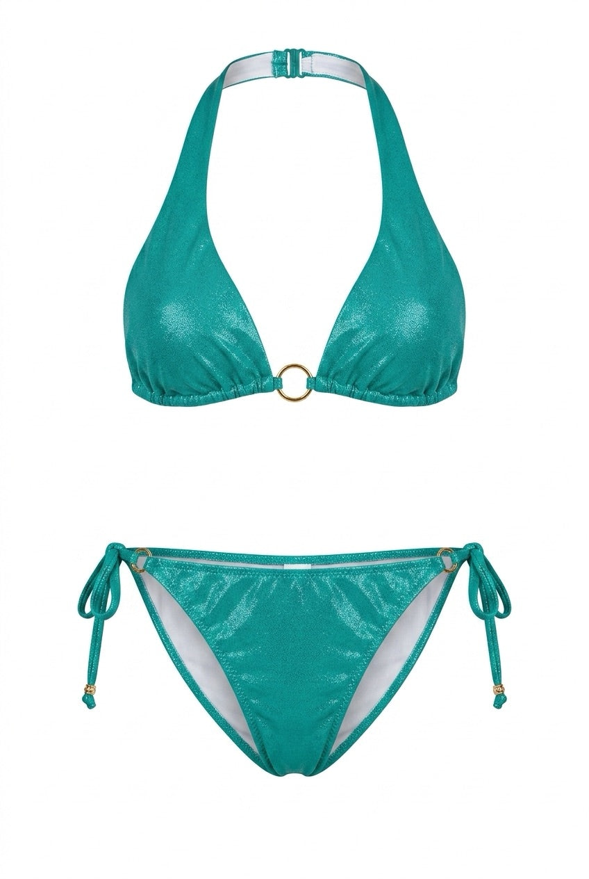 SMARAGT GLOW - Neckholder Top & Sport Bottom