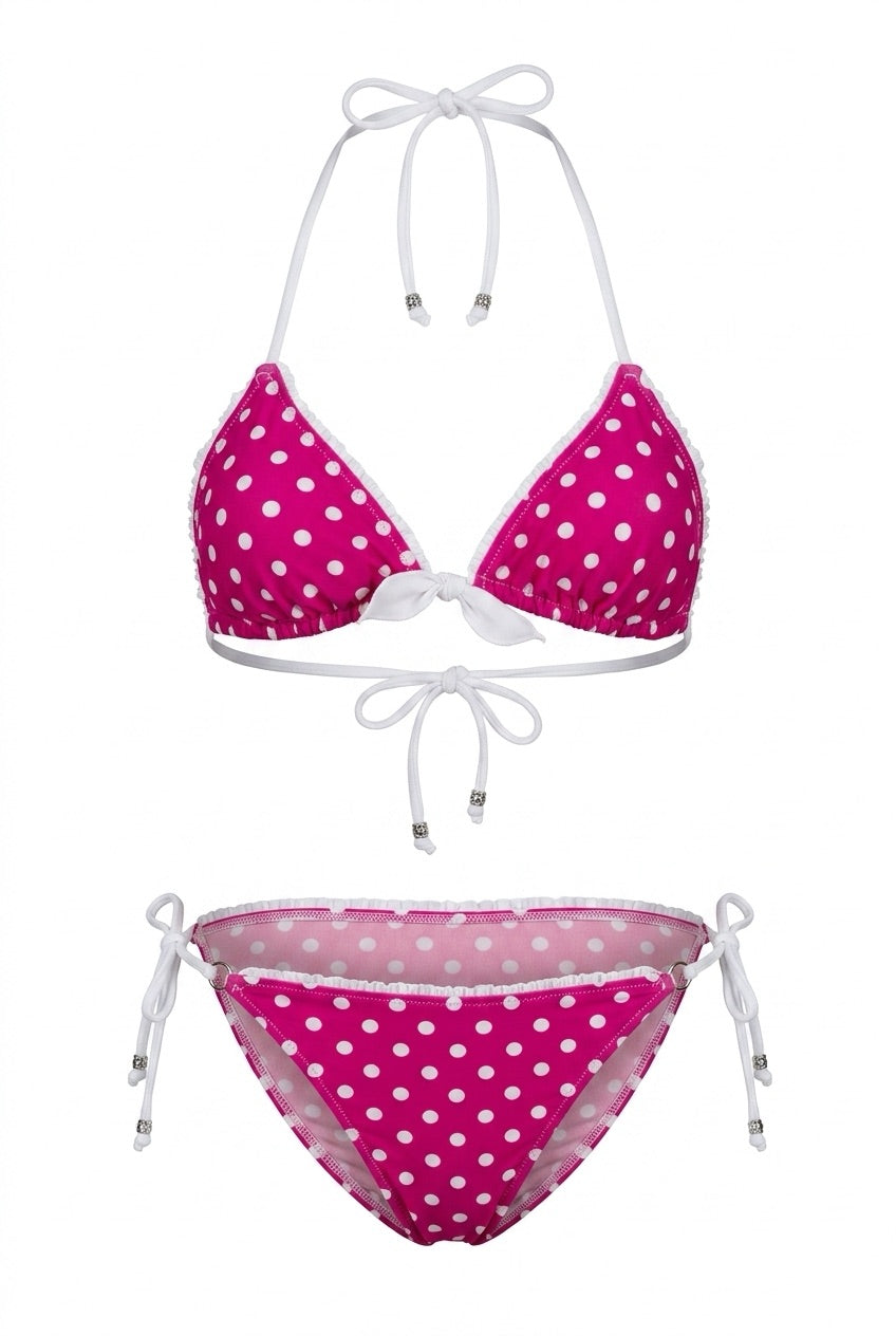 LOLITA PINK - Triangle Top & Tie Bottom