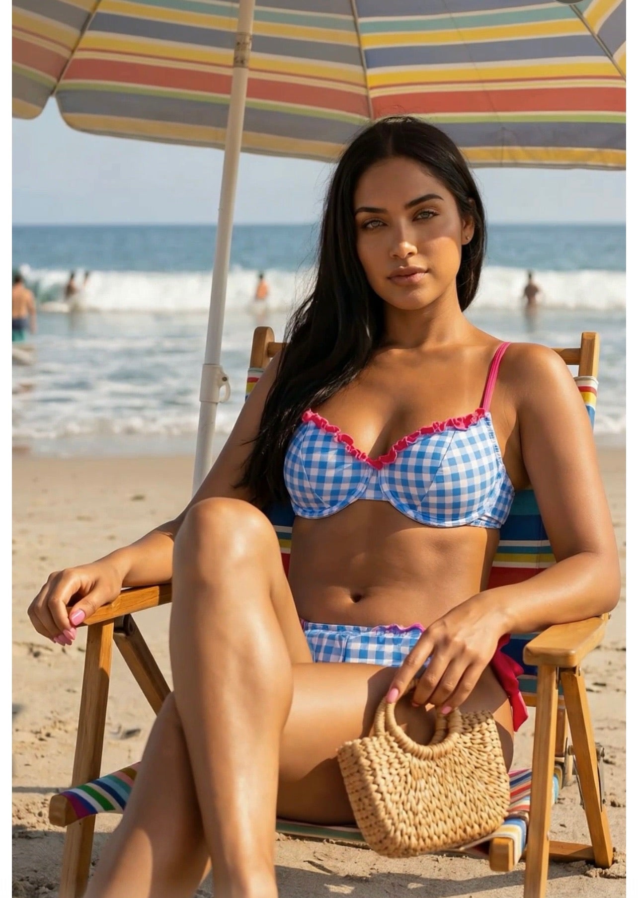 BAVARIAN BLUE - D-Cupe Cross Top