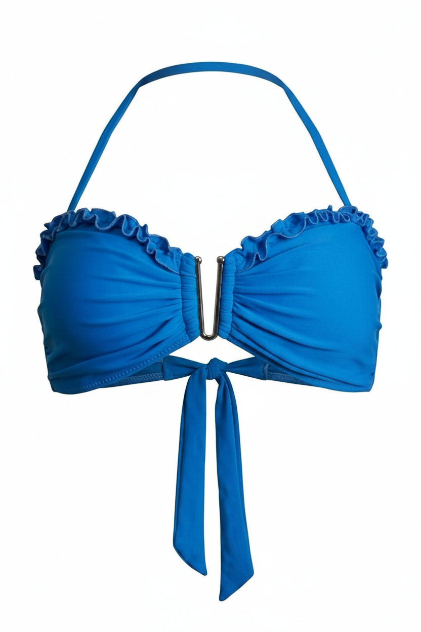 BLUE VELVET - Bandeau Top