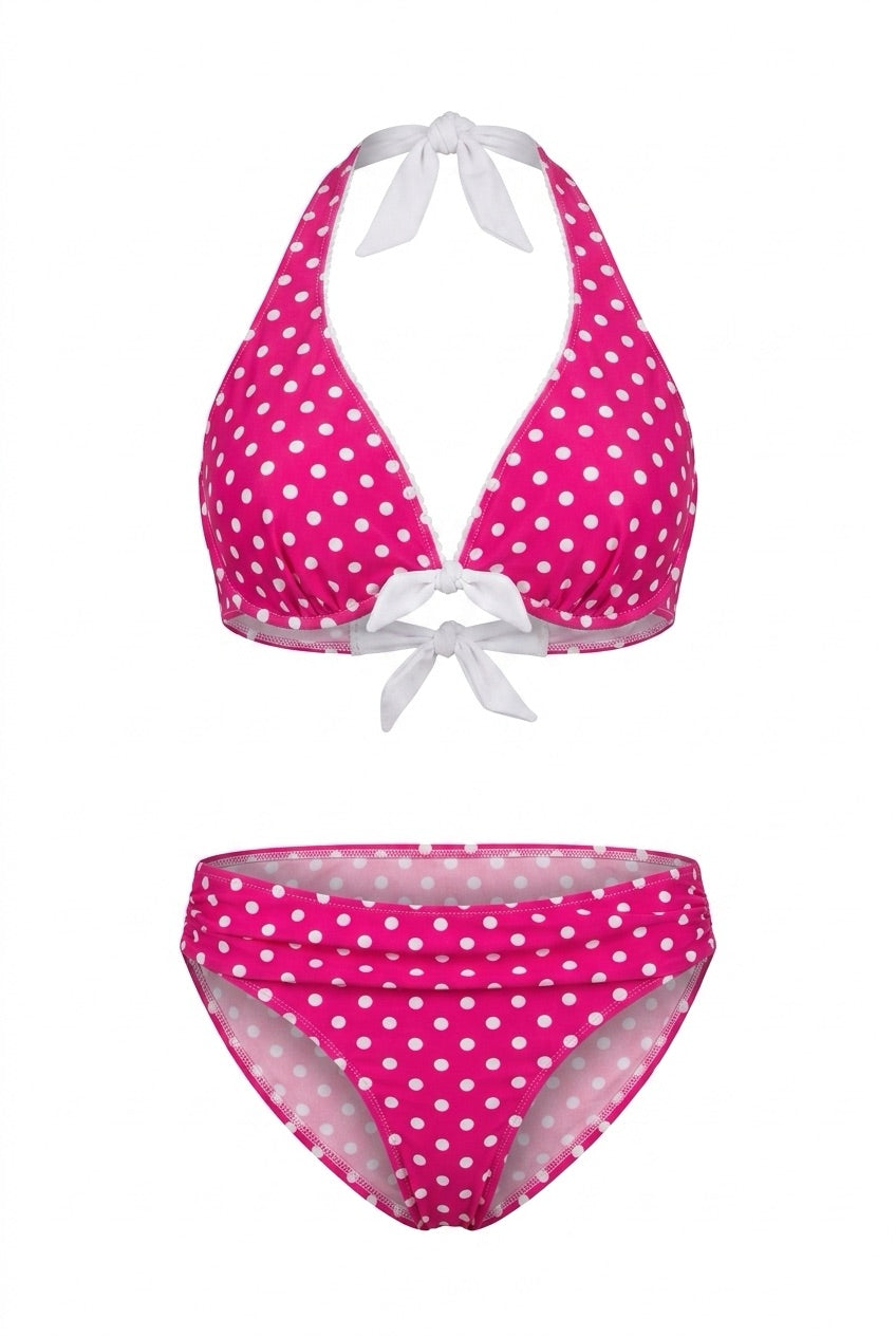 LOLITA PINK - Neckholder Wire Top & Basic Bottom