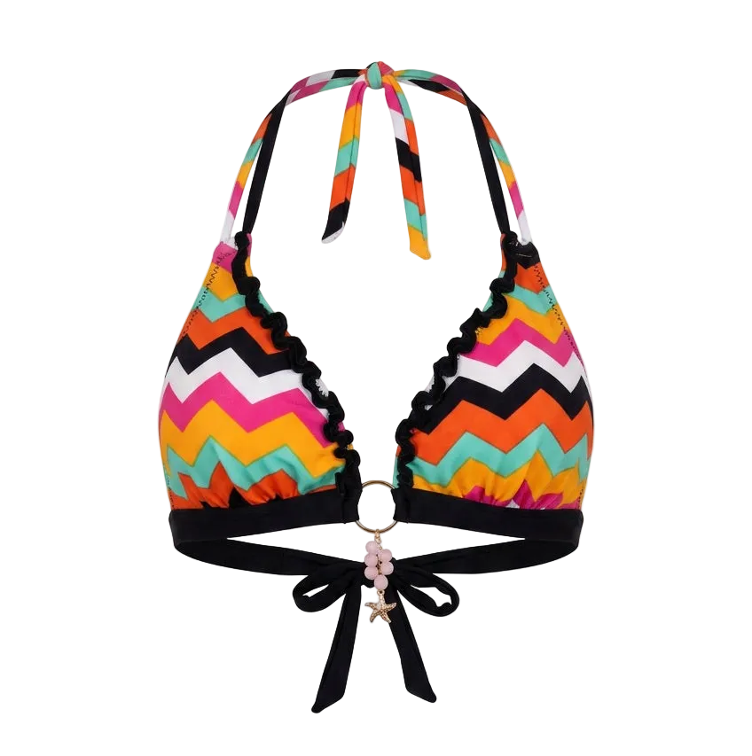RETRO WAVES - Neckholder Top