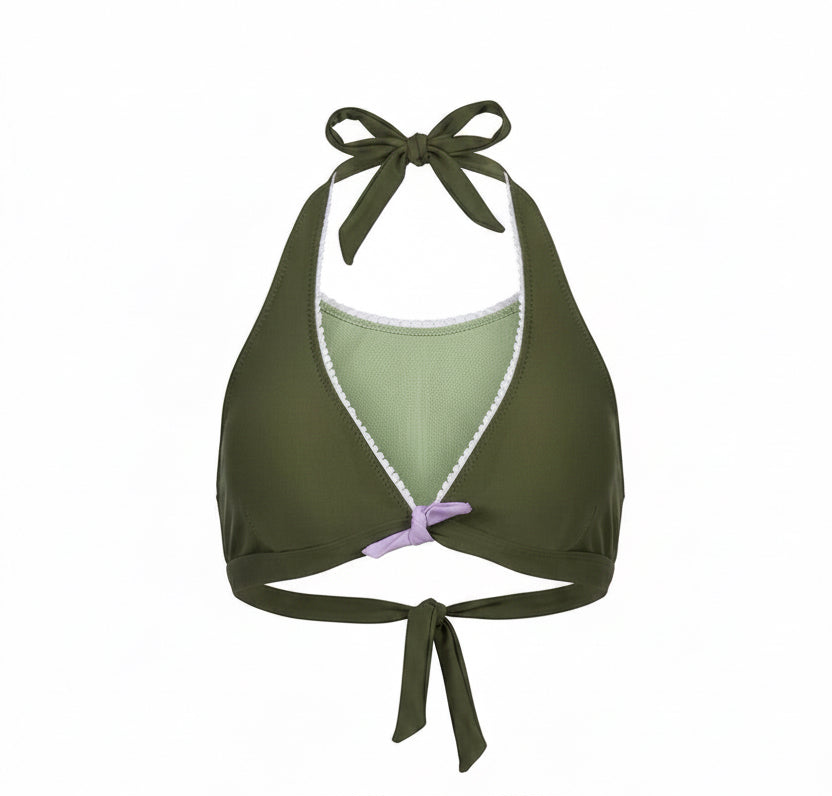 KAKI LILAC - Neckholder Wire Top