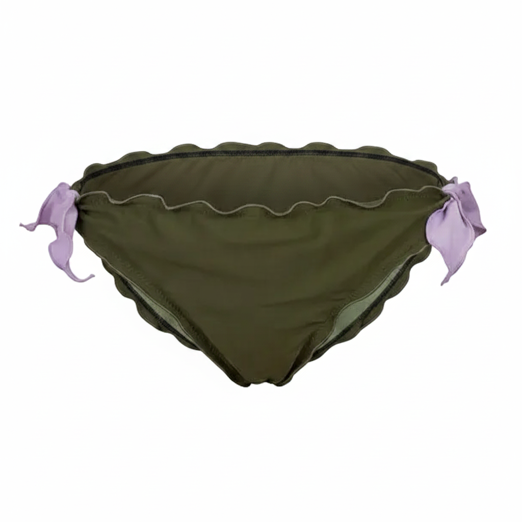 KAKI LILAC - Basic Bottom
