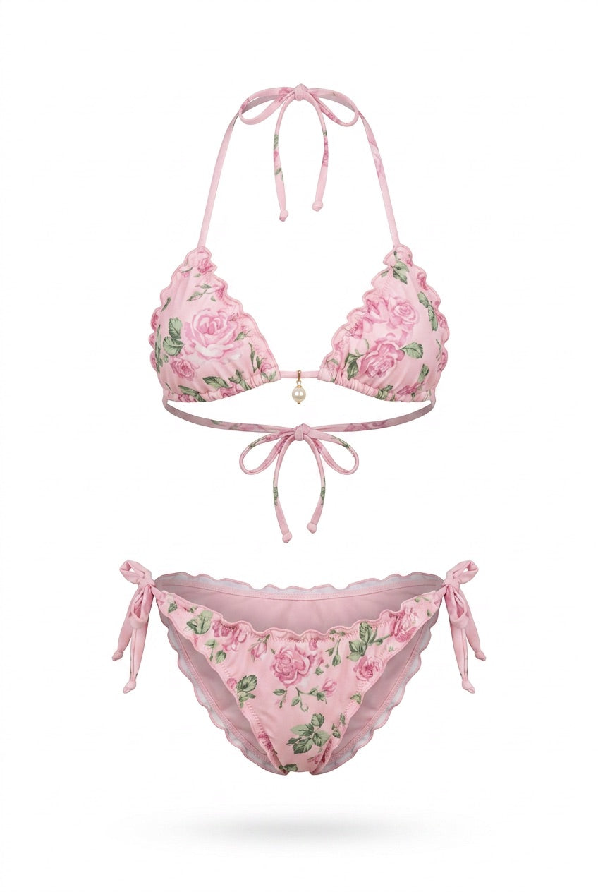 BLUSH ROSE - Triangle Top & Sport Bottom