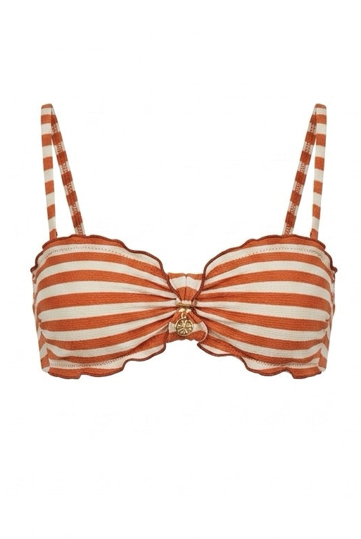 NAVY RED- Bandeau Top